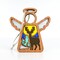 3.5" (H) Winter Deer Ornament - Handcrafted in Texas - Mother's Angels® Christmas Angel Wings Figurine